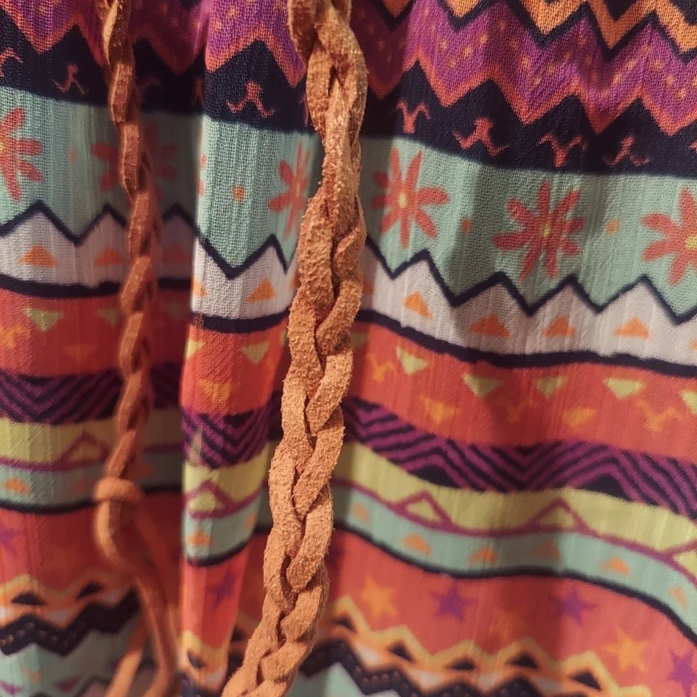 D-Signed 💥 Disney Girls NWT 💥 Size M 10/12 Tribal High/Low maxi skirt